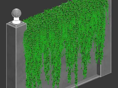 Ivy for the fence 3D model