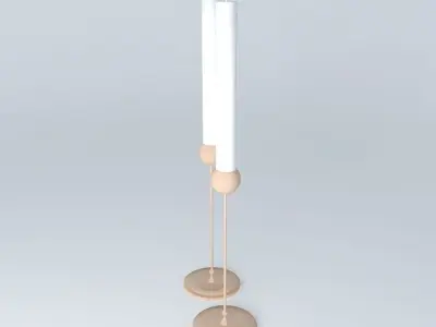 candlestick candlestick two candle holders Free 3D model