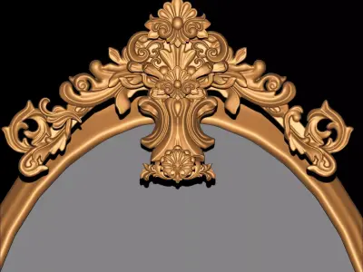 Mirror Ornament 3d Model 3D print model