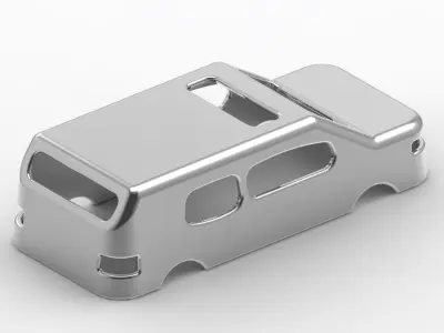 Passenger Car Body 3D print model