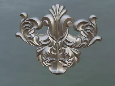 Central Flower Decor 3D print model