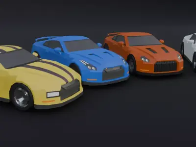 Sport Car Bundle  3D model