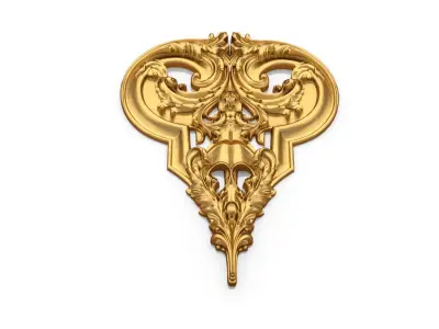 Classic decor ornament 135  3D model