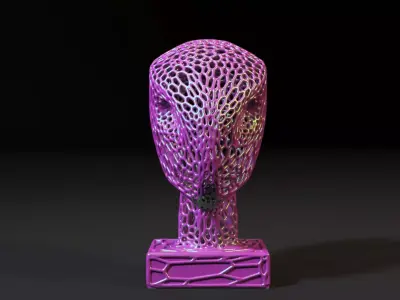 Alien 2 sculpture 3D print model