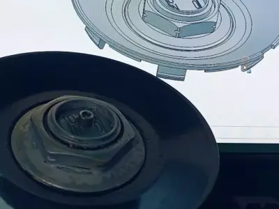 Honda Wheel Center Cap 3D print model