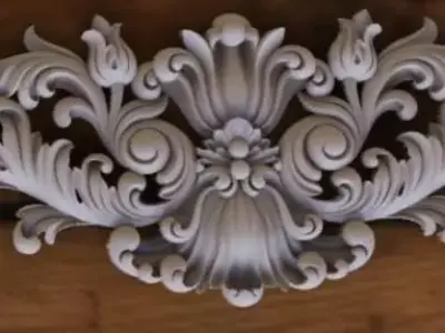classic leaves 3D print model