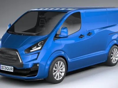 Generic Van Medium 2020 3D model