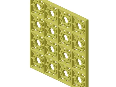 Plastic Spectacular Window Grill Toy 3D model