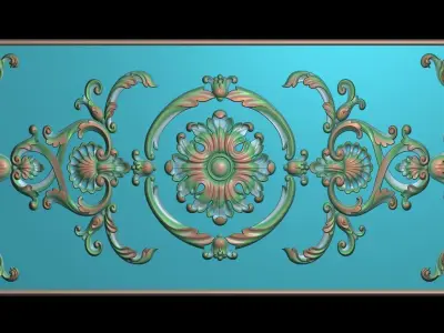 Furniture wood carving file stl for 3D print model 1022 3D print model