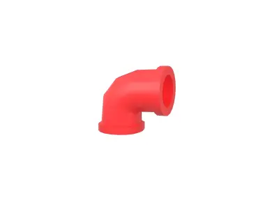 Pipe v7 004 Low-poly 3D model
