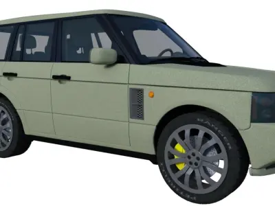 Ranger car 3d model  3D model