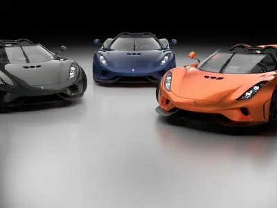 Regera pack 3D model