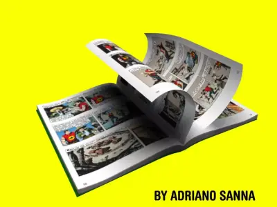 Book Rig for Maya ver 1 3D model