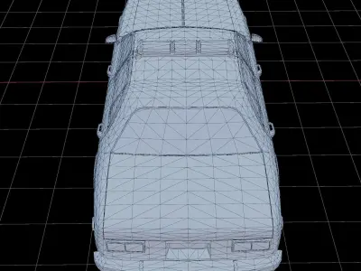 Police car Low-poly 3D model by hikkigami890 from CGTrader