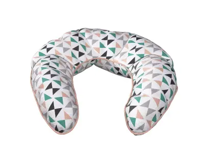 Neck Pillow - Triangles pattern 3D model