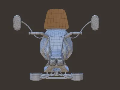 Sci-fi bike  3D model