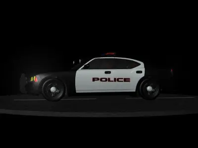  police car  3D model