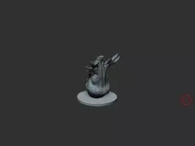 Alien Miniature - 3D Print Ready Free 3D print model