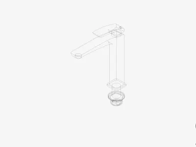 Sink Mixer - Luxury - Rapid Low-poly 3D model