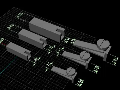 Simple box clasp 3D print model 3D print model