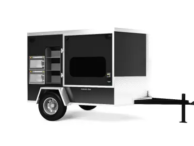 Vending Food Trailer  3D model