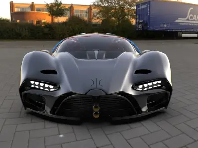 Hyperion xp 01 hypercar  3D model