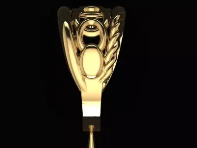  Minimalist Turkish Ring 3D print model