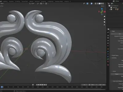 ORNAMENT sculpture 3D model