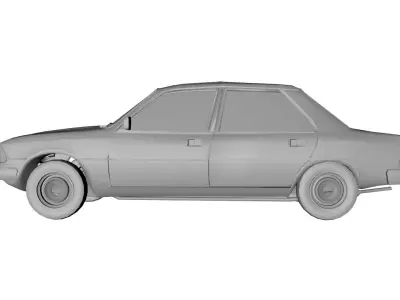 Peugeot Car 60s 3D model