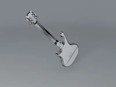Hembry 67 camaro rs guitar Free 3D model