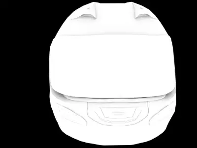 Motorbike Helmet Model Free 3D model