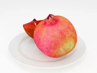 Pomegranates 3D model
