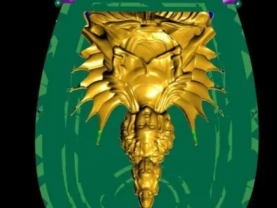 Thousand Hands Thousand Eyes Buddha Pendant 3D print model