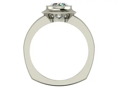 Women ring 3dm stl render detail 3D print model 31