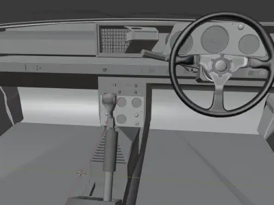 80sATCC Nissan Bluebird 3D model