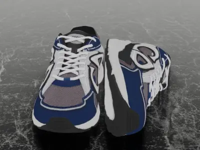 DIOR B30 3D SHOES Low-poly 3D model