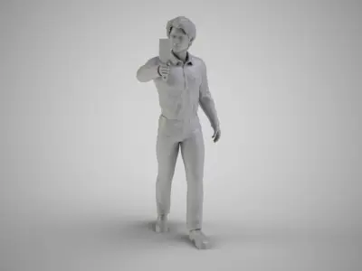 Paint Man 3D print model