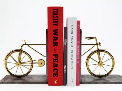 Bookend Decor Nice Bookend Low-poly 3D model