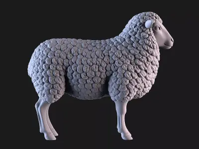 Sheep 3D print model