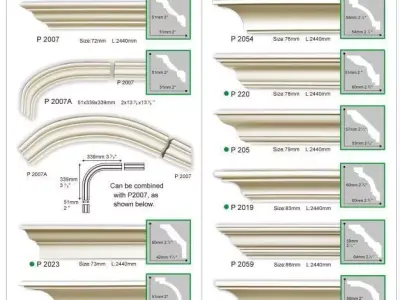 Cornice reference image big pack Vector  3D model