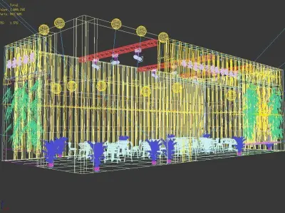 Booth - Area - 15X6-3DMAX2009-06 3D model