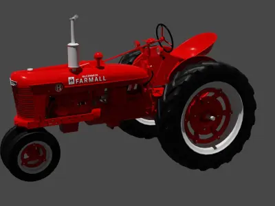 Farmall H And Super H 3D model