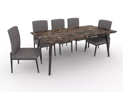 Dining Set 1 3D model