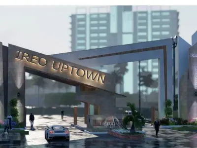 residential gate big gate 3D model