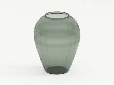 Elegant Glass Vase 3D model