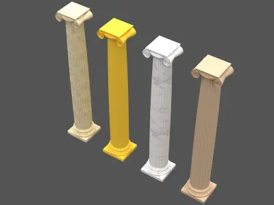 Corinthian Column 3d model 07 3D model