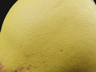 Yellow Pear Fruit 3D model