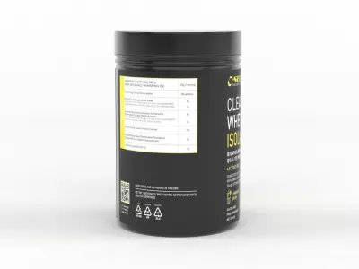 Protein Powder 3D model