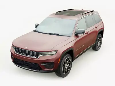 Jeep Grand Cherokee Laredo 2023 Low-poly 3D model