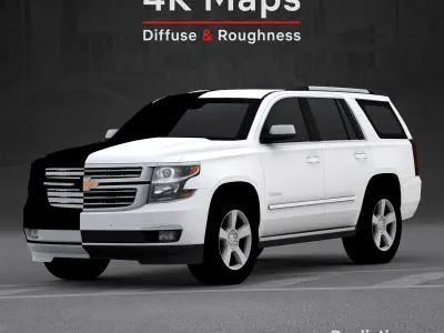 Chevrolet Tahoe 2015 Low-poly 3D model